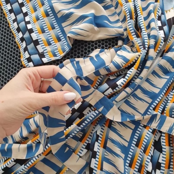 SOLD OUT Tribal Ethnic Cotton Self Tie Kimono Duster Robe - Picture 7 of 8